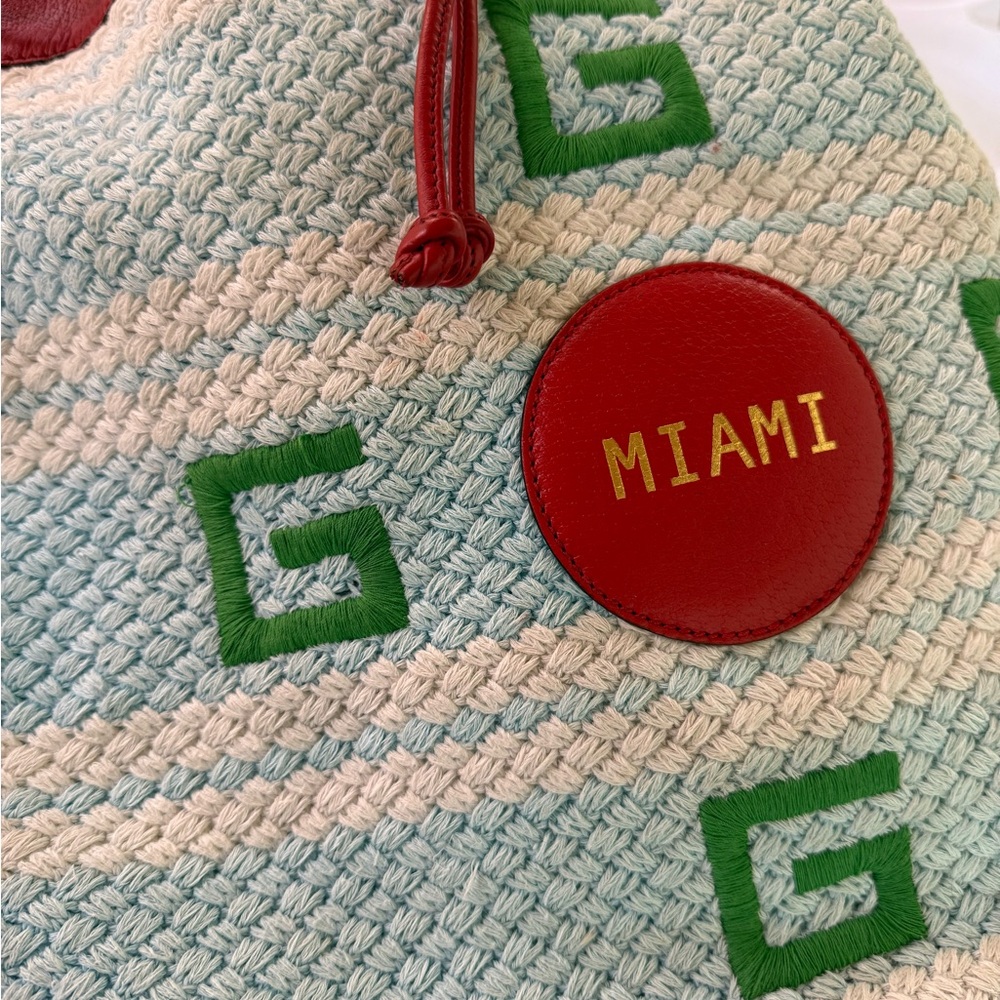 Gucci “Miami” Drawstring Backpack - Picture 3 of 16